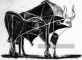 Le Bull State V 1945 noir et blanc Picasso